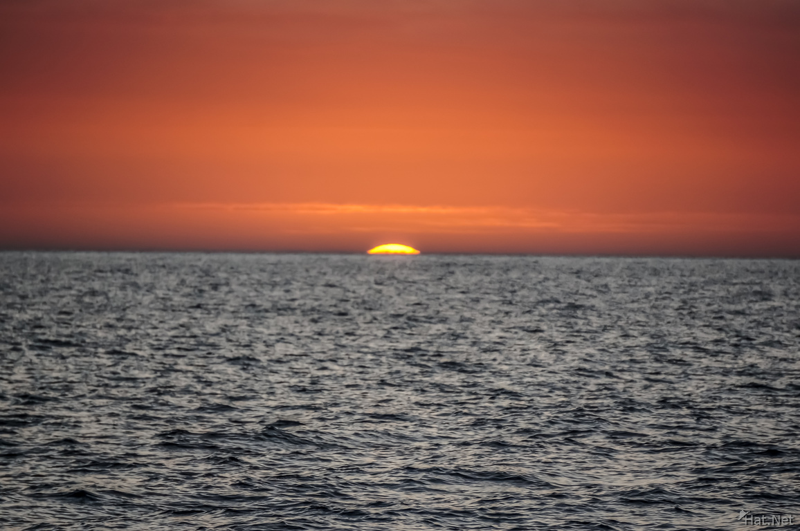 Sunset near Isla Isabella
