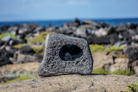Lava rock formation sombre chino Sombrero Chino, Rabida, Galapagos, Ecuador, South America
