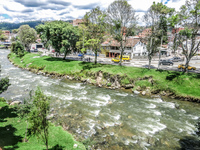 Cuenca river San Blas,  Cuenca,  Azuay,  Ecuador, South America