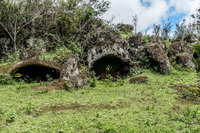 pirate cave at Floreana highland Puerto Velasco Ibarra, Galapagos, Ecuador, South America
