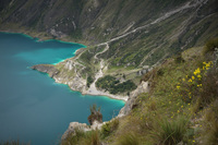 Quilotoa lake Chugchilan, Colopaxi Province, Ecuador, South America