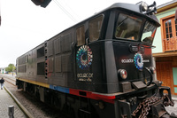 tourist trap train Riobamba, Alausi, Ecuador, South America