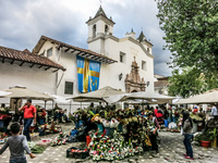 Flower market of cuenca Cuenca, Ecuador, South America