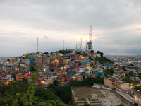 View from Las Penas Top Guayaquil, Ecuador, South America