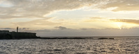 Sunset on James Bay James Bay,  Isla Santiago,  Galapagos,  Ecuador, South America